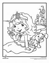 Coloring Strawberry Shortcake Pages Printable Library Clipart Princess Choose Board sketch template