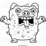 Ugly Coloring Pages Clipart Cartoon Pokemon Color Getcolorings Pig Movie Printable Clipartmag sketch template