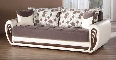 marina armoni brown convertible sofa bed by istikbal furniture