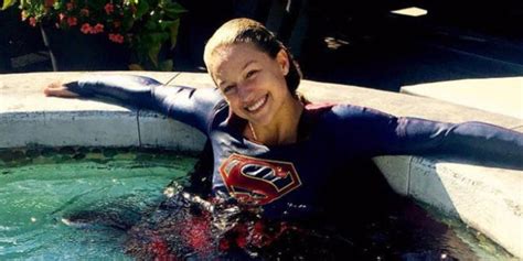 Melissa Benoist Shares Supergirl Season 3 Bts Photo