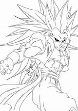 Goku Vegeta sketch template