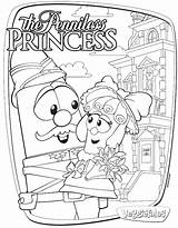 Coloring Pages Veggietales Princess Penniless Mama Blessings Big Thank Sheets Colouring Readers Forwarding Idea These sketch template