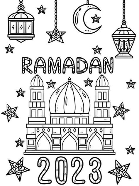 islamic art coloring pages ramadan