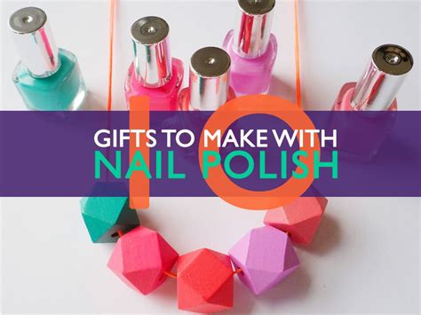 diy nail polish crafts ecouterre