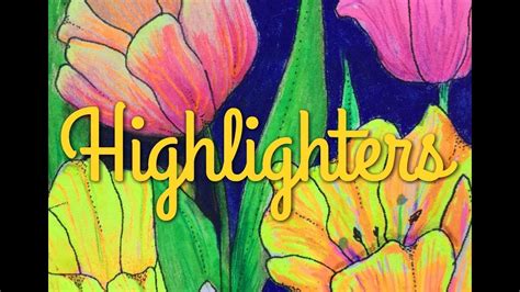 highlighters  coloring review youtube