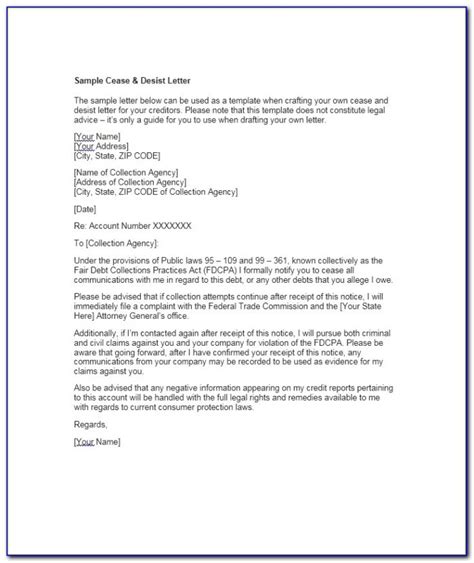 cease  desist letter sample trademark infringement letter resume