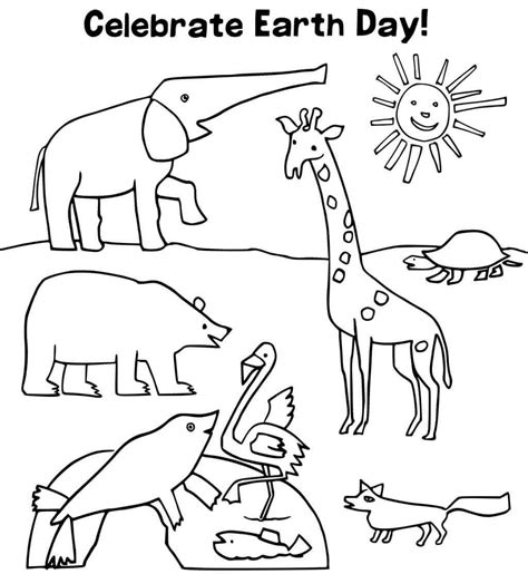 earth day coloring pages printable