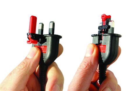 folding thin plug power lead  figure   connector black uk mains  ebay