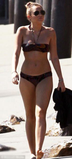 Sexiest Women In Bikinis Miley Cyrus Black Bikini