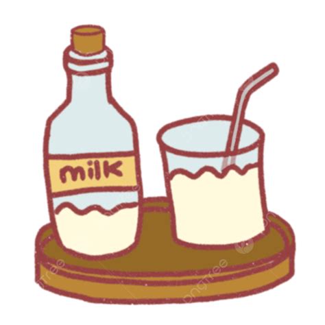 Sebotol Susu Dituangkan Ke Dalam Gelas Minuman Susu Buku Harian Png