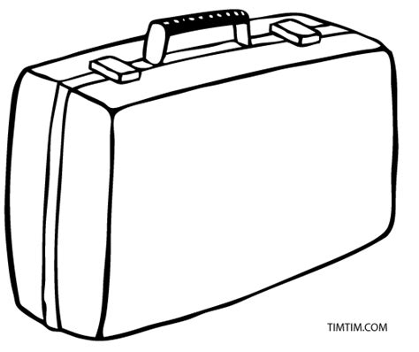 suitcase coloring   designlooter