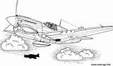 Avion Guerre Planes Aereo Decore Colorat Colorare Avions Avioane Coloriages Planse Greluche Transportation Mondiale Zbor Militaires Imprimé sketch template