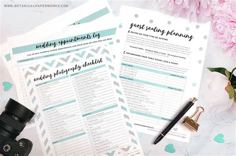 pintable wedding planning binder pages   wedding planning