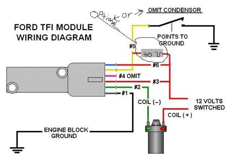 ford msd ignition wiring diagram  professional msd wiring diagram ford tfi collections