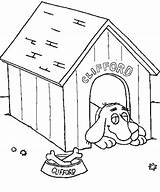 Clifford Doghouse Template sketch template
