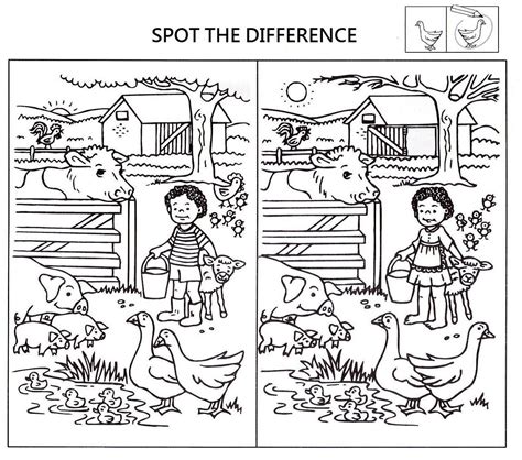 printable spot  difference games  adults  printable