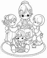 Coloring Pages Precious Moments Printable Grandma Colouring Kids Christmas Sheets Drawings Biscuits Colorear Para Color Dia Mom Print Cooking Books sketch template