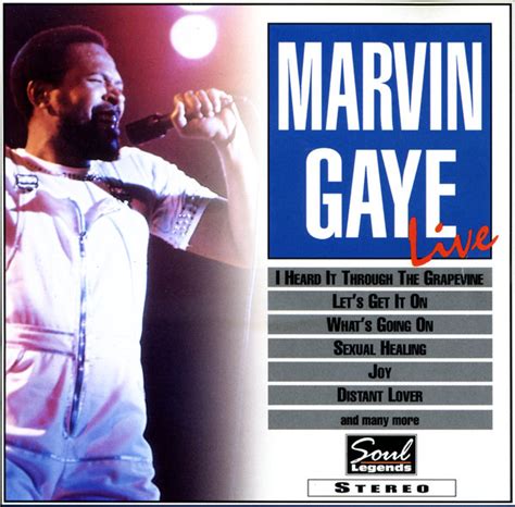 Marvin Gaye Live 1995 Cd Discogs