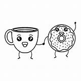 Donut Colorear Donuts Wonder Donas Beignets sketch template