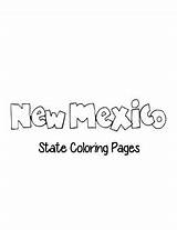 Mexico State Coloring sketch template
