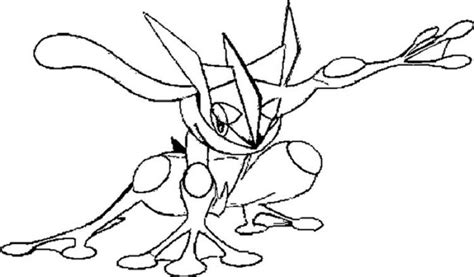mega greninja pokemon coloring pages coloring pages