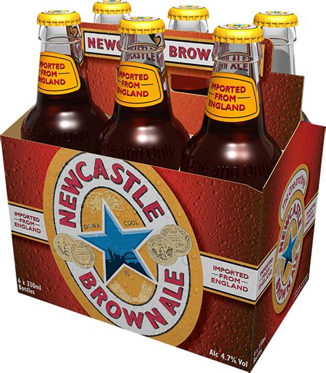newcastle brown ale  pack  strath