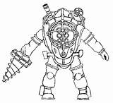 Bioshock Coloring Pages sketch template