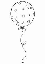 Luftballons Ausmalen Geburtstag Ballon Malvorlage Ausmalbilder Malvorlagen sketch template