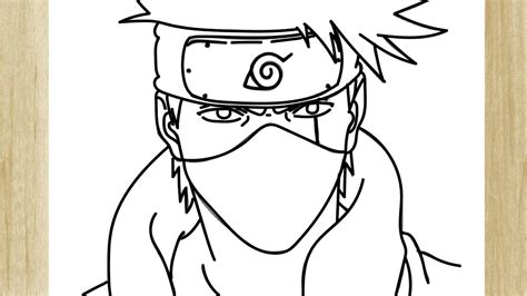 Como Dibujar A Kakashi De Naruto Facilmente Youtube