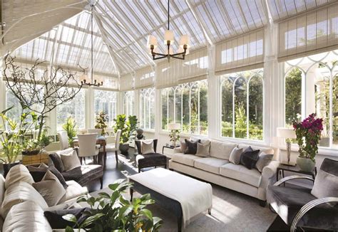 relaxing conservatory  hampstead home london england