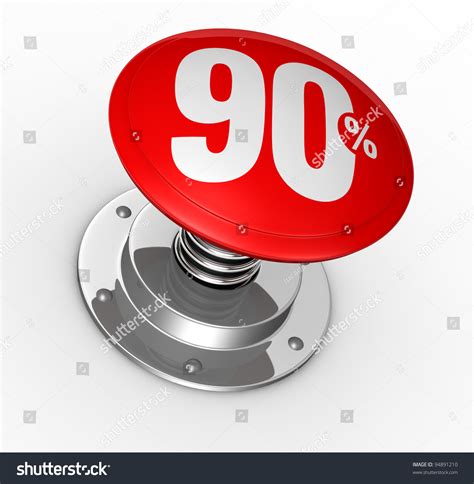 button  number   percent symbol  render stock photo  shutterstock