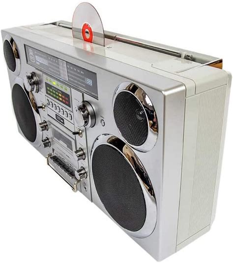 gpo brooklyn boombox   cd  cassette player  bluetooth speaker  foyager