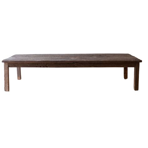 table basse rectangulaire en bois recycle fonce vermont decoclico