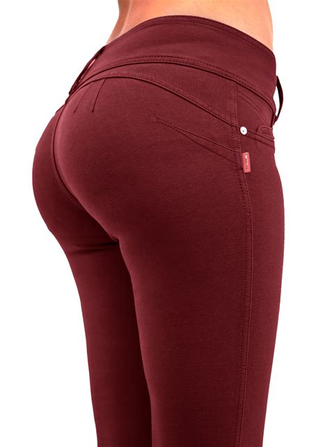premium stretch cotton butt lift levanta cola skinny leg fashion pants