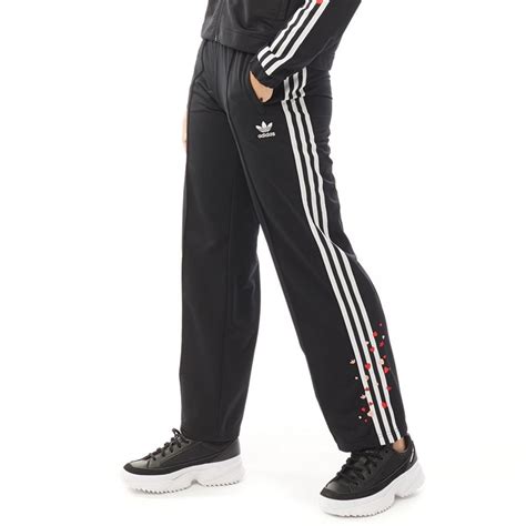 adidas originals dames  stripes joggingbroek zwart