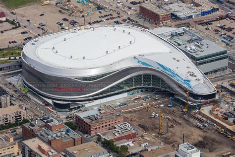 aerial photo rogers place arena