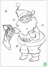 Dinokids Coloring Claus Santa Close sketch template