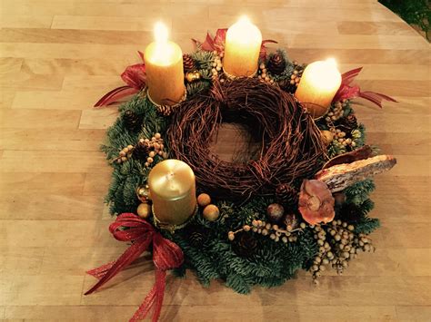 christmas wreath  candles