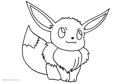 eevee coloring pages    print   pokemon coloring
