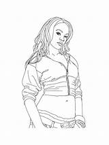 Rihanna Coloring Pages Template sketch template