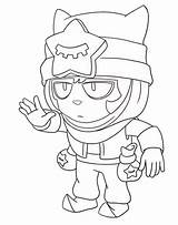 Sandy Brawl Stars Coloring Pages sketch template