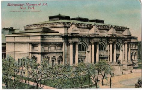 Vintage New York Postcard Metropolitan Museum Of Art New York City