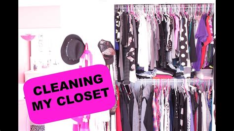 organizing cleaning my closet youtube