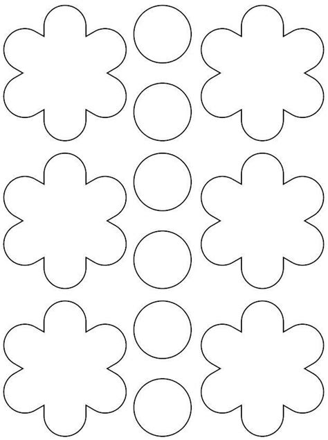 paper flower template printable  printable templates