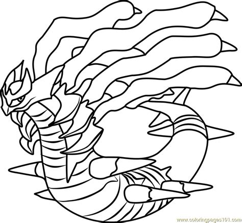 giratina pokemon coloring page  kids  pokemon printable