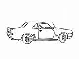 Camaro 1969 sketch template