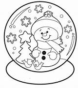 Coloring Christmas Pages Sheets Snowman Printable Snow Kids Globe Online Choose Board Preschool Worksheets Globes sketch template
