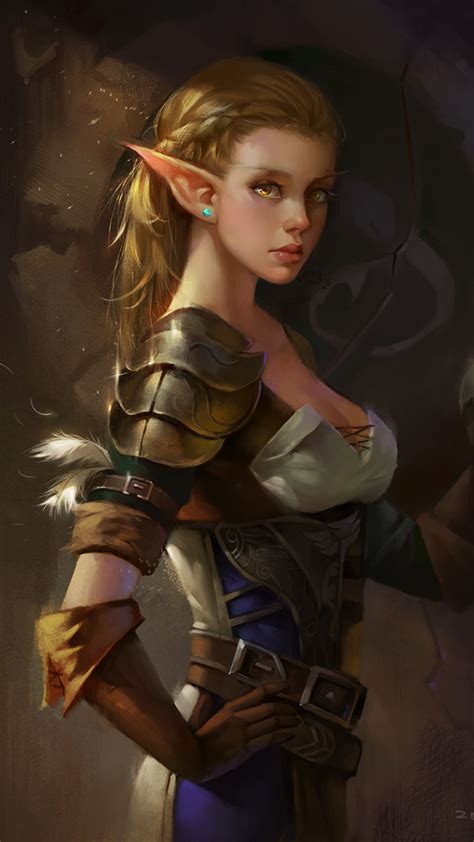 image elves warriors girls fantasy