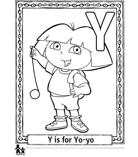 coloring pages  doras alphabet  kids  funcouk op kids  fun