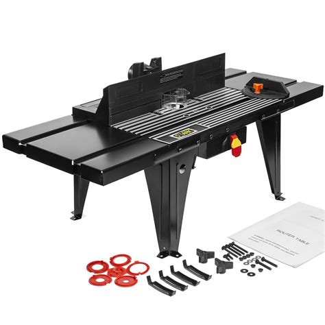 xtremepowerus electric aluminum router table wood working craftsman